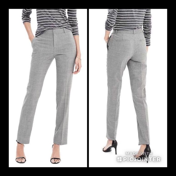 Banana Republic Pants - Banana Republic Ryan Slim Gray Pants (Size 2)